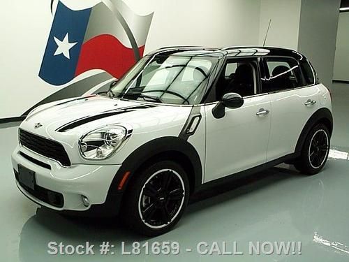 2012 mini countryman s auto pano sunroof leather 23k mi texas direct auto