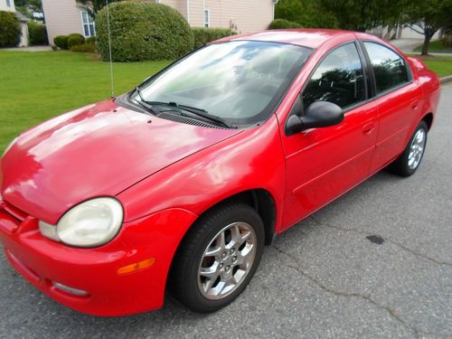 2002 dodge neon sxt 4 door sedan, auto. no reserve