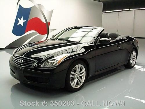 2010 infiniti g37 convertible hard top nav rear cam 34k texas direct auto