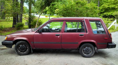 1987 toyota tercel dlx wagon 4-door 1.5l