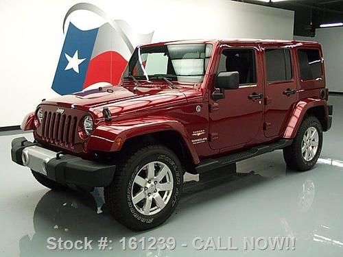 2012 jeep wrangler unltd sahara 4x4 hardtop 6 spd 4k mi texas direct auto