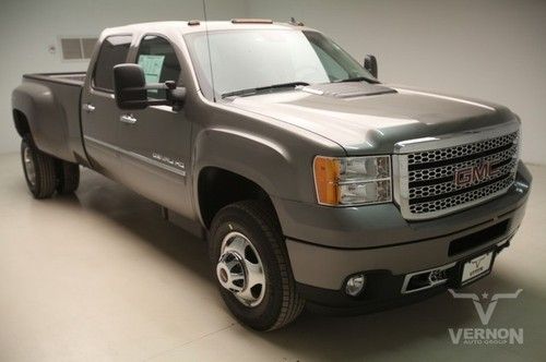 2014 drw crew 4x4 navigation sunroof leather heated duramax diesel