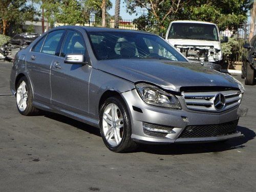 2012 mercedes-benz c250 sedan damaged salvage starts only economical wont last!!