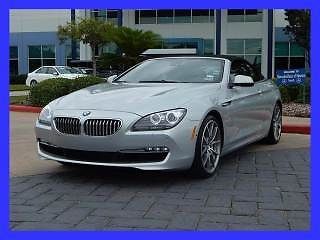 650i cabriolet, loaded $101k msrp, 20&#034; wheels, nav, b/u cam, auto, 1 owner!!!