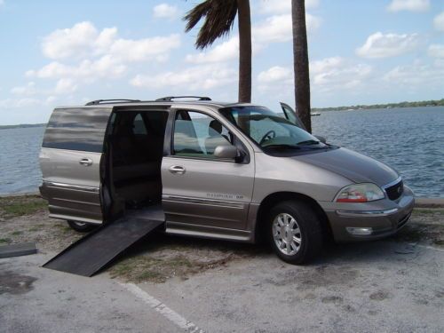 03  florida  handicap  windstar wheelchair accessible van sunken floor great van