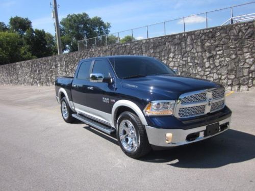 Ram 1500 crew cab laramie 2wd ram box factory air ride low miles gorgeous 2013