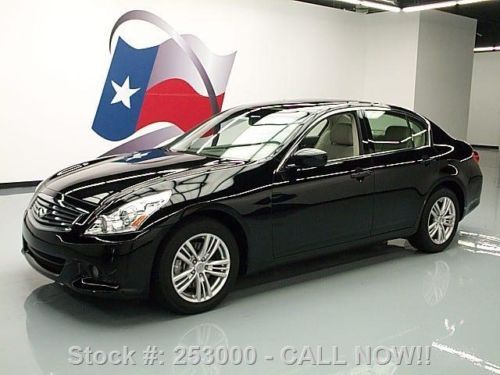 2010 infiniti g37x awd premium sunroof leather nav 26k  texas direct auto