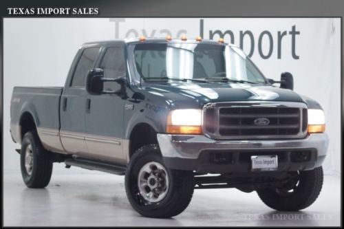 1999 f250 7.3l powerstroke diesel lariat crew cab long bed,leather