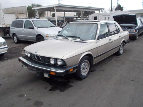 1986 bmw 528e, no reserve