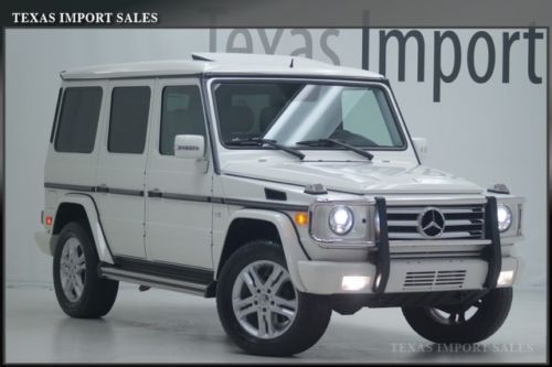 2011 g550 4matic 5.5l v8 24k miles,white/ash,grille guard,warranty,we finance