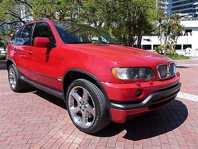 Florida rare carfax certified one owner bmw x5 4.6is high performance 4x4 suv v8