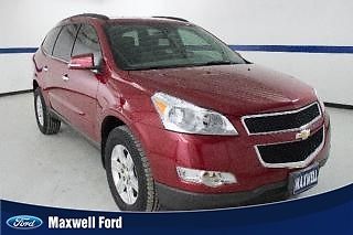 12 chevrolet traverse fwd lt 3 row suv, cloth seats, we finance!