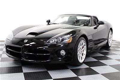 Srt-10 convertible triple black 05 viper 28k miles clean carfax clean autocheck