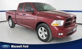 12 ram 1500 quad cab st cloth seats, v8 power, we finance!