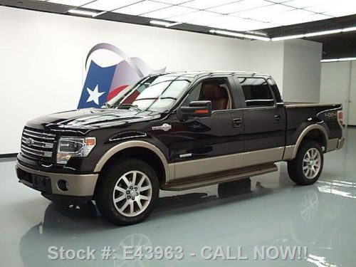 2013 ford f150 king ranch crew 4x4 ecoboost sunroof nav texas direct auto