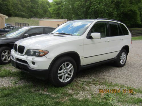 2006 bmw x5 3.0i sport utility 4-door 3.0l white no reserve