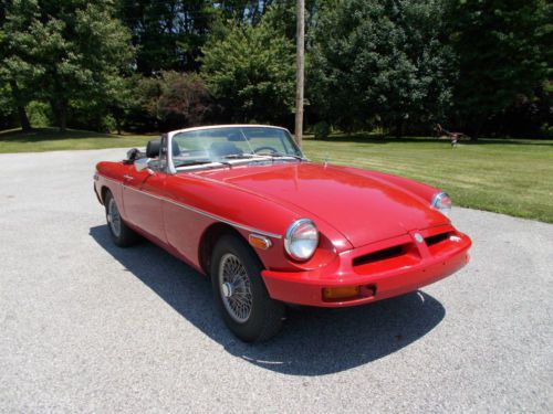 1975 mgb convertible