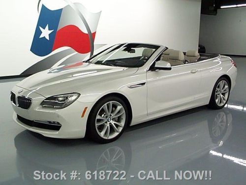 2012 bmw 640i convertible lux seat premum sound nav 18k texas direct auto