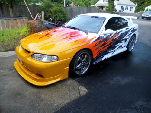 1995 mustang supercharged svt cobra  no reserve!! $70,000 invested really nice