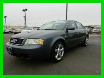 04 audi a6 awd quatro 3.0 heated seats sunroof bose we finance!