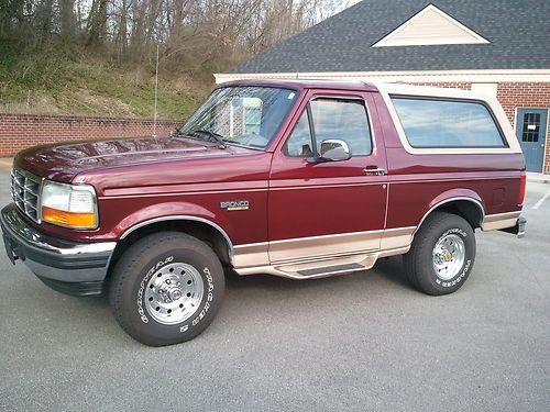 1996 ford bronco eddie bauer edition 138k (nice)