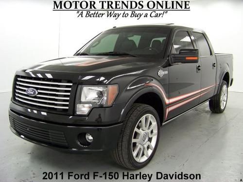 4x4 harley davidson navigation rearcam roof 22s htd ac seats 2011 ford f150 22k