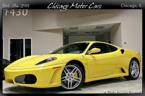 2007 ferrari f430 coupe f1 navigation daytona seats deviated yellow stitching