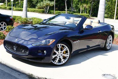 2012 maserati granturismo s convertible - low miles - like new condition