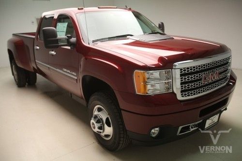 2014 drw denali crew 4x4 navigation sunroof leather heated duramax diesel