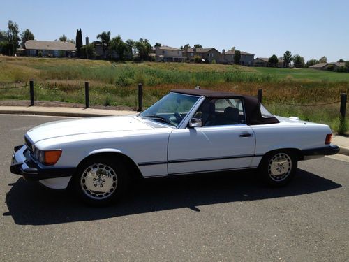 1988 mercedes-benz 560sl roadster convertible