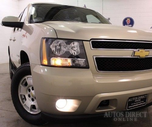 We finance 2007 chevrolet tahoe lt 4wd clean carfax 3rows wrrnty cd dvd flexfuel