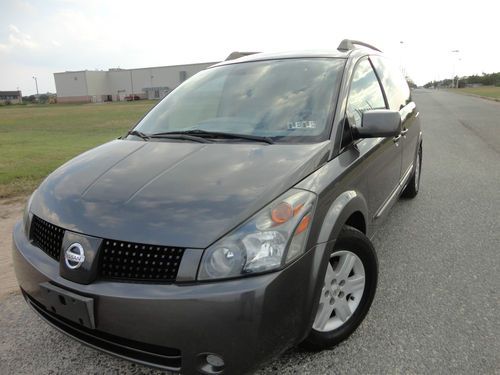 2005 nissan quest sl,clean carfax,dvd,83000mi,no reserve!!!!