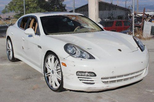 2010 porsche panamera s damaged salvage starts! loaded low miles nice wheels!!