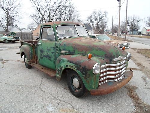 49 chevy 3100 short bed, farm fresh