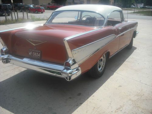 1957 chevrolet bel air base hardtop 2-door 4.6l