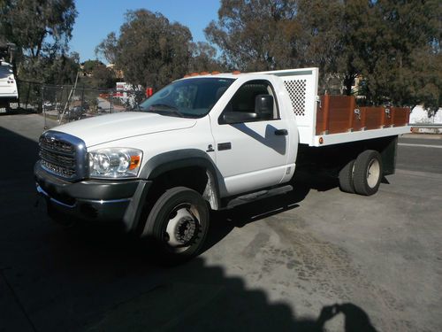 2008 sterling bullet 4500 dodge ram 4500 cummins 6.7 diesel flatbed dump