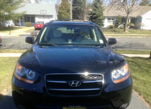 2009 hyundai santa fe limited 3.3l,1 owner, navi, 7 seat,heated leather,sunroof