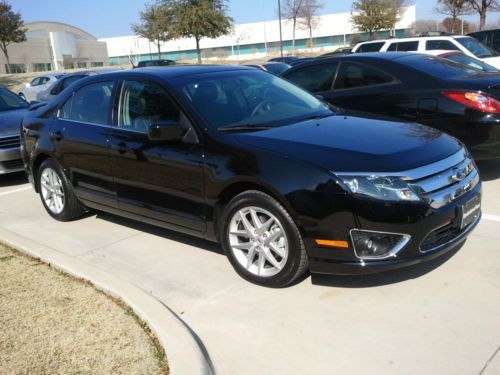 Black 2012 ford fusion 4d sedan sel, mileage 43,000, engine 3.0l