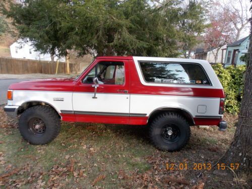 1988 ford bronco custom sport utility 2-door 5.0l