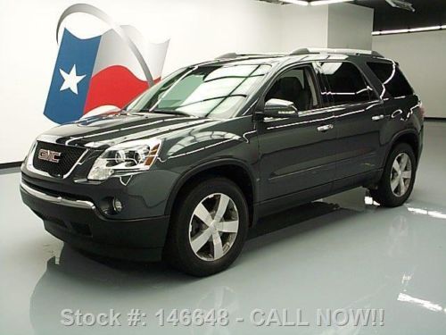 2011 gmc acadia slt dual sunroof leather rear cam 46k!! texas direct auto