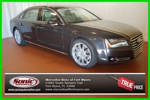 2011 a8l 4.2 awd sedan premium bose led navigation leather low reserve clean