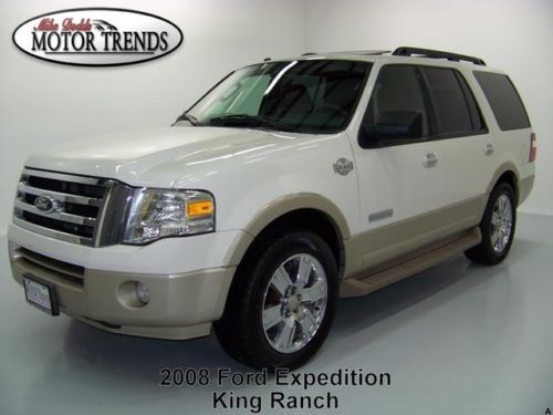 2008 ford expedition king ranch nav dvd rearcam sunroof heated ac seats 20s 67k