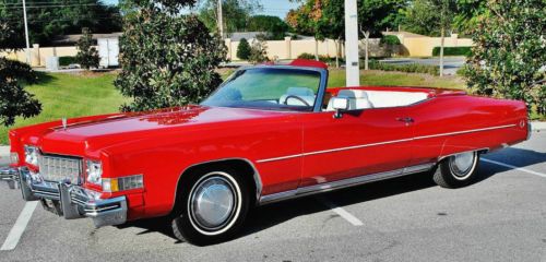 1973 cadillac eldorado convertible in stunning condition with just 47143 miles