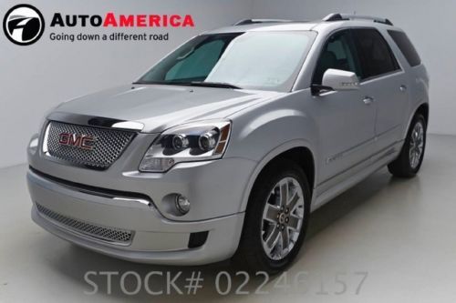 31k one 1 owner low miles 2011 gmc acadia denali nav leather rear entertainment