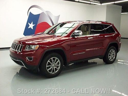 2014 jeep grand cherokee ltd sunroof leather nav 18k mi texas direct auto