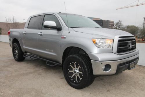 2010 toyota tundra 4x4 platinum silver gray leather custom navigation 34k miles