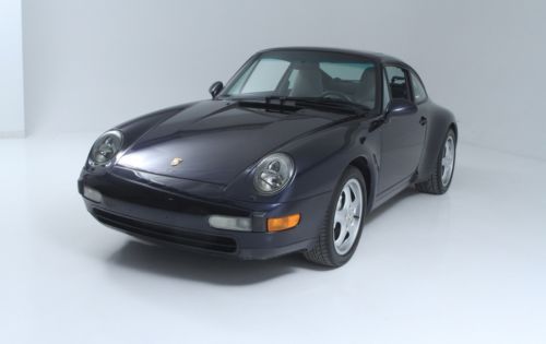 1995 porsche 993 carrera 4 coupe rare midnight blue/grey 6-speed 55,000 miles