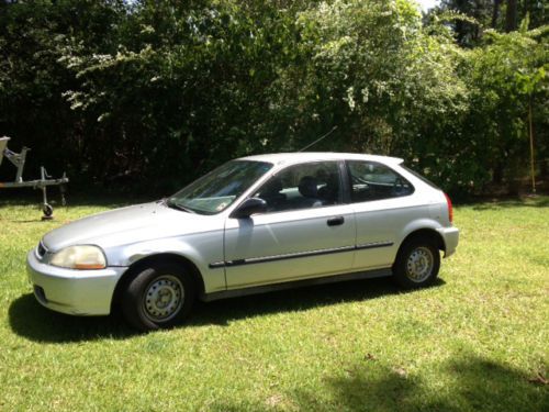 1996 honda civic dx hatchback silver 86k original miles!!