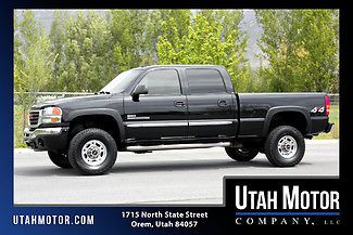 2003 gmc sierra 2500hd crew cab slt 4x4 6.6l duramax turbo diesel leather