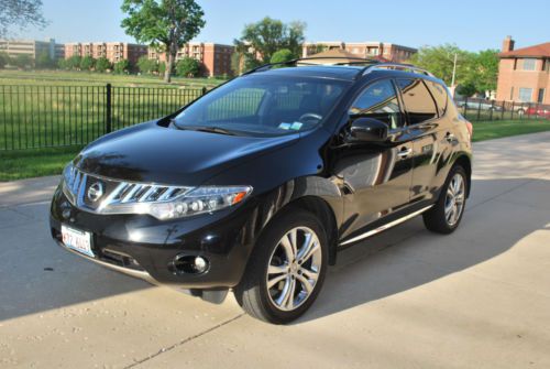 2009 nissan murano 4d sport utility le black 3.5l awd rear camera